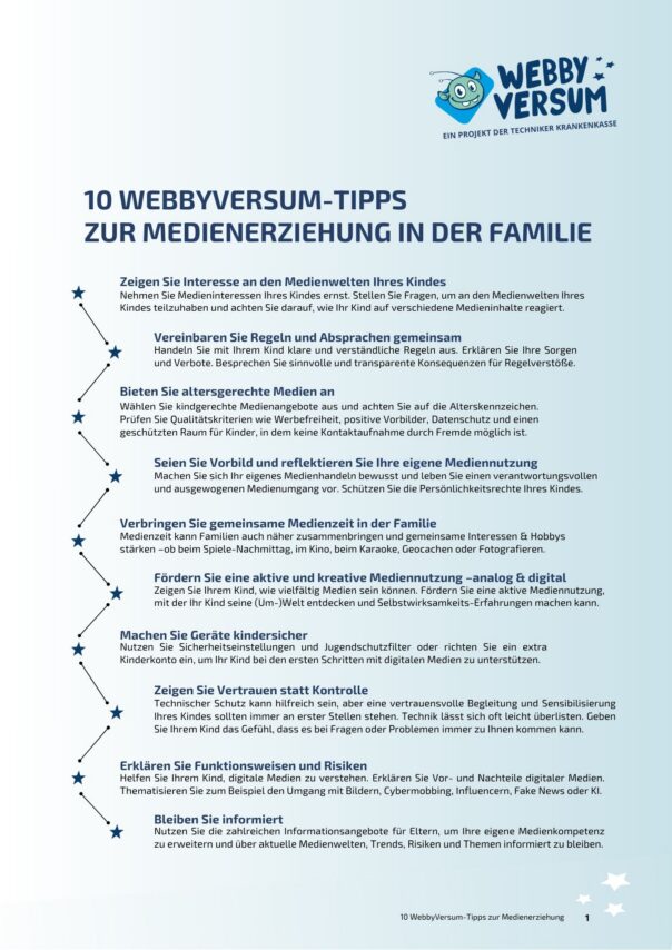 10 Tipps-Vorschau Tipps zur Medienerziehung